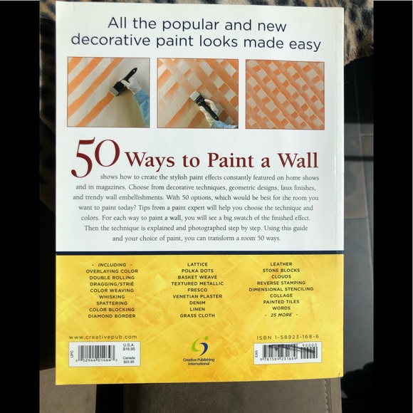 50 Ways to Paint a Wall Step-by-Step Guide Book - Picture 2 of 5